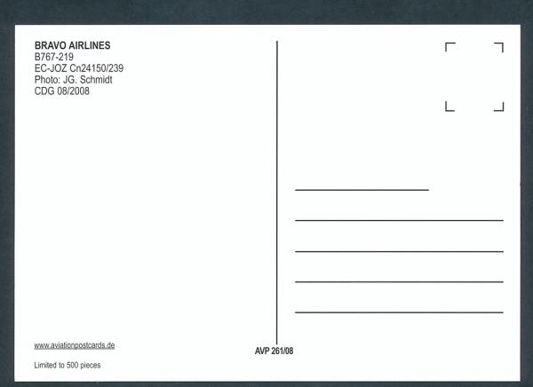 Bravo Airlines, B767-219